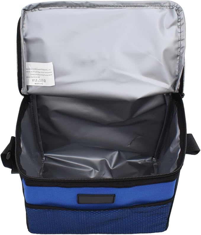 Nanxson 5L Lunch Bag Leakproof Thermal Cooler Lunch Box Adult Waterproof Insulated Lunch Tote Bag (5L,Blue)