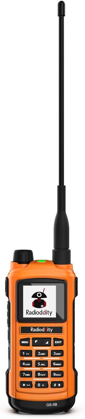 [Chirp & APP Programming] Radioddity GS-5B Dual Band Ham Radio Handheld, BT APP Programming Long Range Two Way Radio, Dual PTT, 2000mAh USB Rechargeable Battery & High Gain Antenna