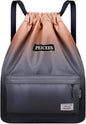 Peicees Waterproof Drawstring Sport Bag Lightweight Sackpack Backpack for Men and Women