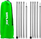 SANLIKE Tent Poles for Tarp, 6.6' Tarp Poles Set of 2, Tent Poles Replacement, Telescoping Pole, Canopy Poles, Camping Poles for Rooftop Tents, Trekking Pole Tent for Trailor, Rain Fly, Camper, Awning