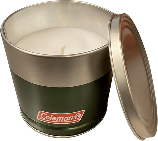 Coleman Citronella Candle & 70+ Hour Outdoor Candle Lantern Bundle - 11oz Tin Candle & 6.7oz Lantern for Camping, Picnics & Patio