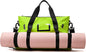 Gym Bag for Women, Yoga Mat Bag with Shoes Compartment & Wet Dry Pockets & Adjustable Yoga Mat Holder