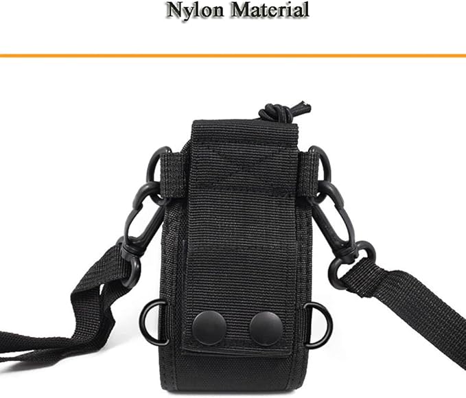 Two Way Radio Case Universal Radio Pouch Bag Holster for GPS Kenwood Yaesu Icom Motorola Baofeng UV5R UV82 TYT UV5RA HYT 888S Retevis H777 Walkie Talkie Nylon Multi-Function