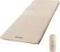 Naturehike 2.56’’ Thick Self-Inflating Sleeping Pad with Lighter Foam, Inflatable Queen Size Mattress for Camping, Outdoors, Car, Home, ISPO Award Winning Processes