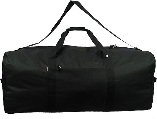 Heavy Duty Cargo Duffel Large Sport Gear Drum Set Equipment Hardware Travel Bag Rooftop Rack Bag (24" x 12" x 12", Black)