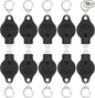 RISEMART Keychain Flashlight, 10 Pack Portable Mini Keychain Light, 14 Lumens Bright LED Keychain Flashlight for Ourdoor Camping Emergency Hiking