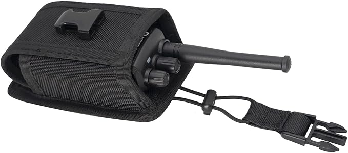 Universal Radio Holder Tactical Radio Pouch for Duty Belt Two Ways Radio Case Carrier Heavy Duty Walkie Talkies Nylon Holster Carry Bag for Police LE Security Safety Firefighter Rescue Outdoor