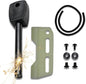 Fire Steel Holder for Kydex Sheath with Fire Steel, fire Starter kit, Camping Essentials, Survival kit, Outdoor, bushcraft, Knife Sheath, Magnesium fire Starter, Flint fire Starter,