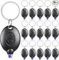 16 Pack Ultra Bright Blue Light Keychain Flashlight, Mini Blue LED Keychain Flashlight, Blue Keychain Flashlight for Night Observation