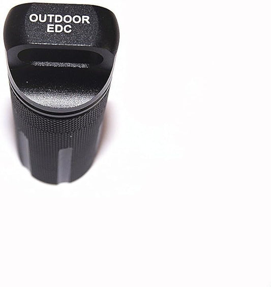 SZHOWORLD® Full Metal Military level Airtight Life Capsule Seal Bottle Match Case Outdoor Camping Essentials Waterproof Container EDC Survive Dry Box Pill Fob (Shape1)