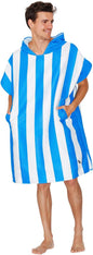 Dock & Bay Adult Poncho - Hooded Towel with Deep Pockets, Changing Robe - Quick Dry - Compact, Lightweight - Includes Bag