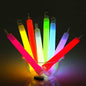 Pack of 6 Neon Colors Glow in The Dark Glow Stick Tubes Fluorescent Light Sticks Bright Glowing Rods for Graduation Party, Camping, New Year’s Eve, 6 inches, 6pcs