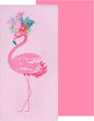 Beach Towel Printed, Quick Dry, Sand Resistant, for Pool, Beach, Gym, Camping, Travel-Floral Flamingo