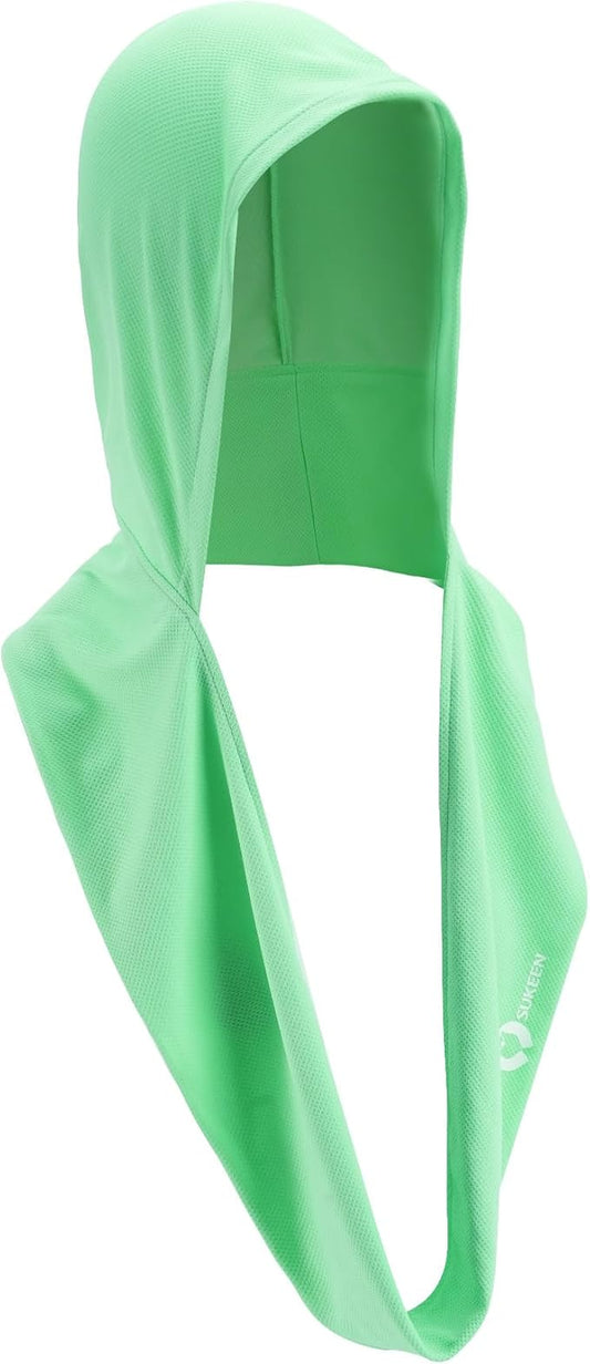 Cooling Hoodie Towel - Stay Cool & Comfortable - Versatile Neck Wrap Scarf & Head Towel - Soft & Lightweight Hoodie Towel - Perfect for Sports & Outdoor Activities