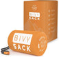 Survival Mylar Bivy Sack Portable Prepper Gear - Emergency Sleeping Bag Survival Bag - Lightweight Survival Sleeping Bags Double as Bivvy Thermal Survival Blanket for Bugout Bag Supplies