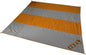 ENO Islander Blanket - Lightweight Travel Blanket for Camping, Hiking, Backpacking, Festival, Picnics, Travel, or The Beach - Orange/Grey