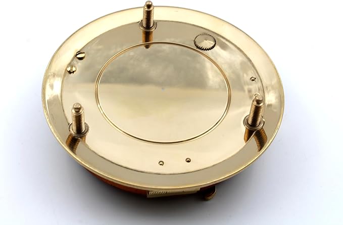 Brass Sundial Compass in Leather Case – Unique Nautical Gifts for Men, Antique Sailing Anniversary Gadget, Maritime Pocket Watch Clock, Nautical Decor for Him