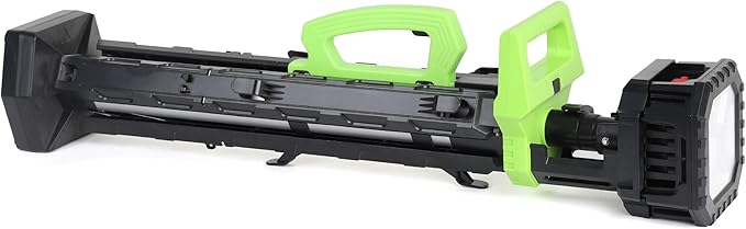 Cordless 10000LM Heavy-Duty LED Work Light on Stand, 4 Modes Super Bright, 9000mAh Rechargeable Work Light with Folding Tripod, Multi-Angle Lighting for Jobsite, Camping, Automotive