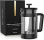 RAINBEAN 21 Oz French Press Coffee Maker, Small Coffee Press, Coffee Brewer With 3 Level Filtration, Perfect for Tea Lovers - 2-4 cups Capacity