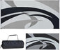 Stylish Camping 159181 9-feet by 18-feet Reversible Mat, Plastic Straw Rug, Large Floor Mat for Outdoors, RV, Patio, Backyard, Picnic, Beach, Polypropylene (PP) , Camping (Black/White)