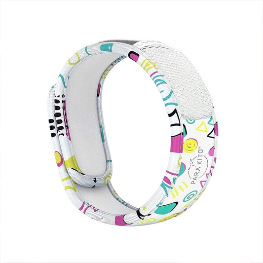 PARA'KITO Mosquito Insect & Bug Protection Wristband - Mosquito Stickers & Bug Spray Alternative - Summer Essentials, Beach Accessories, Hiking & Camping Essentials - Natural Essential Oils (Candy)