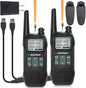 GMRS Radio BAOFENG GM-T8 Walkie Talkies Long Range, Rechargeable Walkie Talkie for Adults,Portable Ham Radio Handheld with NOAA Weather Flashight VOX USB-C Two Way Radio(2 Pack)