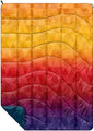 Rumpl The NanoLoft Puffy Blanket | Indoor Outdoor Camping Blanket for Traveling, Picnics, Beach Trips, Concerts | 38" x 52" | Pyro Tri-Fade, Travel