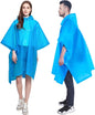 Rain Poncho Raincoats for Adults Reusable - 2-5 Pack EVA Waterproof Rain Coat with Hood, Rain Gear for Women Men
