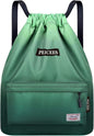 Peicees Waterproof Drawstring Sport Bag Lightweight Sackpack Backpack for Men and Women