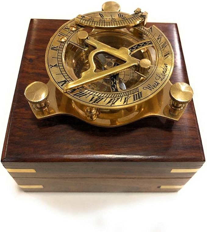 Sundial Compass Solid Brass Sun Dial