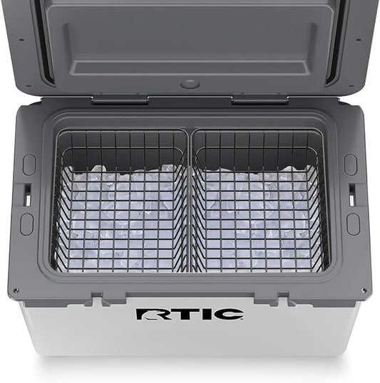 2-Pack Cooler Basket for RTIC 52 & 72 Qt Ultra-Light Coolers – Double Cooler Rack for Double Storage & Heavy-Duty Wire Organizer Will Not Fit for RTIC 32 Coolers