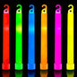 Ultra Bright 6 Inch Glow Sticks - Emergency Bright Chem Glow Sticks with 12 Hour Duration - Camping, Hiking Glow Stick Lights - for Parties and Kids Activities - Blackout Or Storm Ready Use