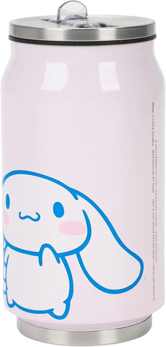 Bioworld Cinnamoroll 10 Oz Stainless Steel Travel Soda Can