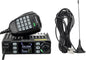 Retevis RA25 Dual Band Mobile Radio, Mini Mobile Transceiver with MR100 High Gain Antenna, 500 Channels, FM radio, Emergency Alarm, VOX, Long Range Mobile Two Way Radio for Traveling Farm