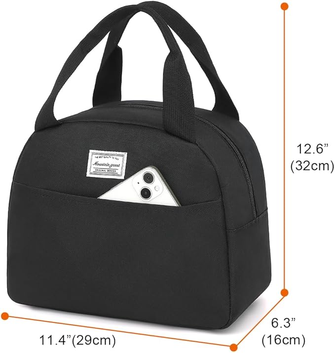 lunch bag women & men, Reusable Insulated Cooler Lunch Box Adult Water Resistant Lunch tote bag for Work Picnic Beach or Travel