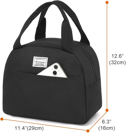 lunch bag women & men, Reusable Insulated Cooler Lunch Box Adult Water Resistant Lunch tote bag for Work Picnic Beach or Travel