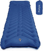 Sleeping Pad for Camping - Ultralight Camping Mattress with Pillow, Built-in Foot Pump, Compact Self-Inflatable Portable Camping Mat for Backpacking, Hiking, Car Traveling, Beach, Tent