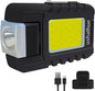 Mini Flashlight 500 Lumens Rechargeable Handheld Flashlights,Key Light 180°Rotatable Headlamps,6 Modes,Waterproof Design,for Camping Hiking Running