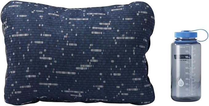 Therm-a-Rest Compressible Cinch Camping and Backpacking Pillow, Large - 16 x 23 Inch, Warp Speed Print