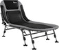 Outsunny Camping Cot for Adults, Folding Bed with Soft Padded Cushions & Headrest, 180° Adjustable Reclining Lounger, Heavy Duty and Portable with a 400 lbs. Capacity, Gray