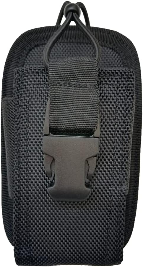 Two Way Radio Universal Tactical Holder Cases for GPS Photo uv-5r/88a/888s/md-390/GA-2S/BF-F8+/H777/UV82HP.Radios Pouch Bag for Two Way walkie talkie Adjustable Storage., Black