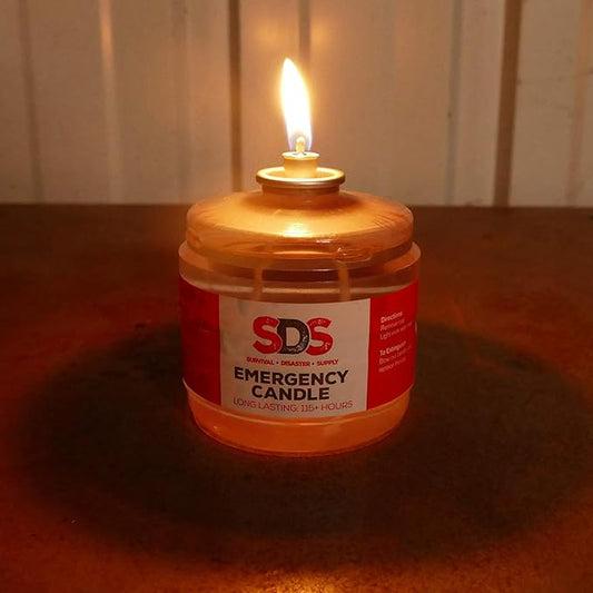 SDS Liquid Oil Candles Votive Candle Fuel Survival Candles Long Burning Candles for Emergency Candle 115 Hours