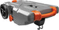 Camco Rhino 28-Gallon RV Tote Tank - Features Large Heavy-Duty No-Flat Wheels & Built-in Gate Valve - Removable Steel Tow Adapter, 3’ Sewer Hose & More RV Accessories (39004)