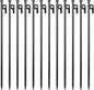 12 Pcs 16 Inch Tent Stakes Heavy Duty Metal Tent Pegs，Camping Steel Tent Stakes for Unbreakable and Inflexible Camping Backyard Rocky Ground