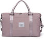 KARRESLY Travel Duffel Bag for Women,Shoulder Weekender Overnight Bag Sports Gym Tote Bag,Waterproof(Dark Pink) free size