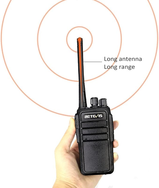 Retevis RT21 Walkie Talkies for Adults, 2 Way Radio Long Range, Two Way Radio Rechargeable, Handheld Radio, Portable, FRS, Durable, Heavy Duty, for Business(4 Pack)