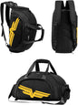FIORETTO 30L Sports Gym Duffle Bag with Wet Pocket & Shoe Compartment, Weekender Hospital Overnight Bag for Women, Sports Holdall Backpack