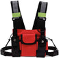 Ousawig Universal Radio Chest Harness Bag Tactical Chest Front Pack Pouch Holster Vest for Two Way Radio Walkie Talkie