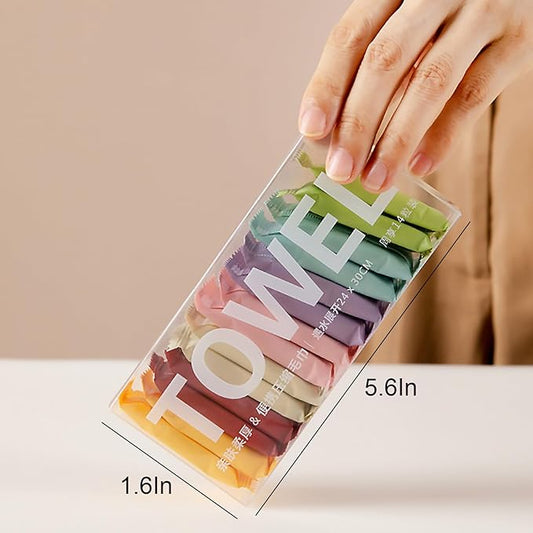 WUWEOT 140 Pack Compressed Towels Tablets, Disposable Face Compressed Towels, 11x9.5 Inches Soft Wipe Face Washcloths, Portable Coin Tissue for Outdoor Travel Camping Hiking Sport Hotel Beauty Salon