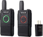 Retevis RT18 Rechargeable Walkie Talkies,Portable FRS Two-Way Radios,Dual PTT,Metal Clip,Small Mini Walkie-Talkie for Seniors Skiing Gift Family Camping Elderly(2 Pack)